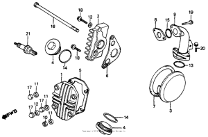 C70 Крышка головки цилиндров