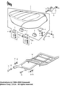 KV100 Seat / carrier