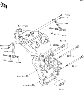 ZX1200 Рама ,крепежные детали