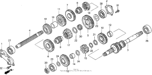GL1500CF Трансмиссия