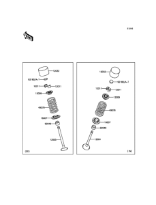 ZR800 Клапана