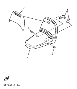 PW50 Pare boue avant