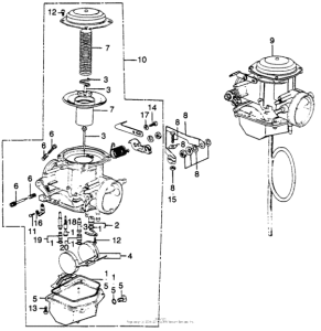 CB350 Carburetor set