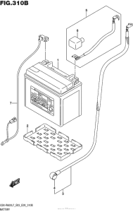 GSX-R600 Battery (Gsx-R600L7 E28)