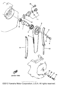 BW350T Цепь механизма газораспределения