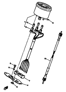TY50M Спидометр