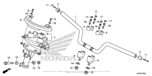 PCX150 Handlebar + Handle Cover