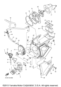 WR450F Впускная система