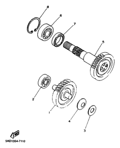 YN50R Трансмиссия