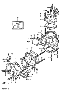 RGV250 Цилиндр