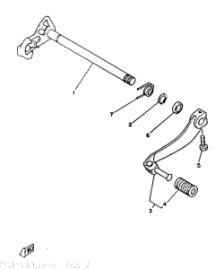 DT125 Вал переключения