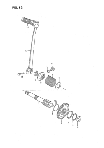 JR50 Ножной стартер