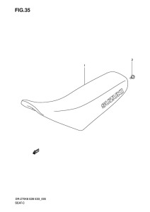 DR-Z70 Пружина