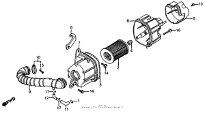 CH125 Воздушный фильтр
