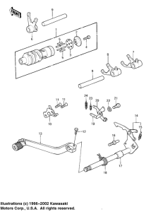 KDX175 Переключатель передач