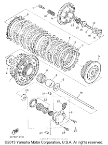 FZR1000E Сцепление