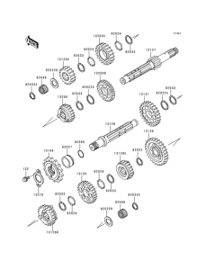 BJ250 Трансмиссия