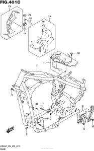 VL800T Frame (Vl800L7 E33)