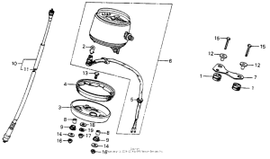 MR175 Спидометр