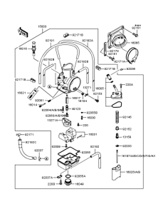 KX125 Карбюратор