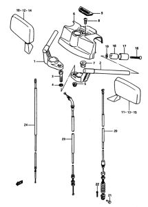 GS1150 Handlebar (gsx1100ese / efe / esf / eff / esg / ef...