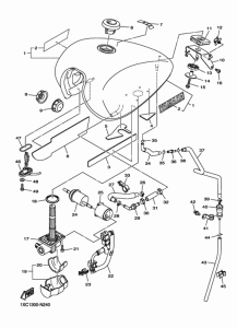 XVS950CU Топливный бак