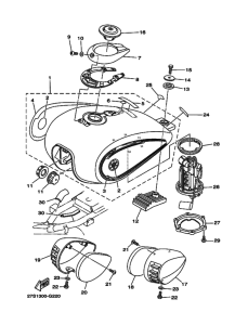 YB125SPD Tank fuel