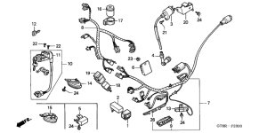 PK50S Wire harness /  ignition coil