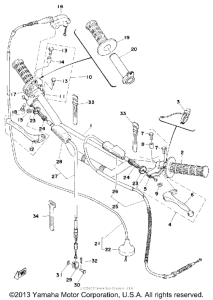 MX125C Handle - wire