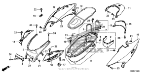 NHX110 Luggage box + body cover