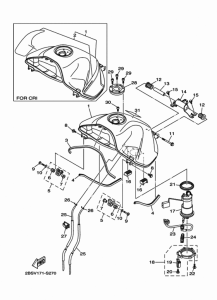XT1200Z Топливная магистраль