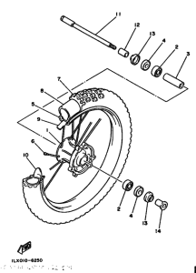 YZ125S Transom + tube