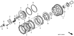 CBF500 (ABS) Бендикс