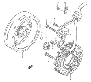 DR350 Зажигание