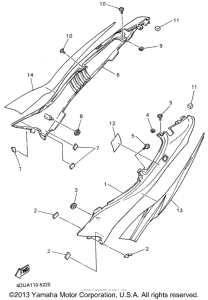 XJ600SG Боковые обтекатели