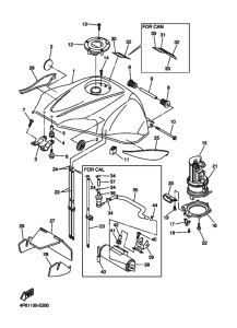 YZF-R6S Tank fuel