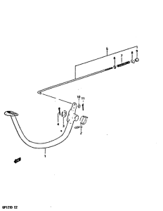 GP125 Передний суппорт