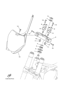 YZ250 Управление