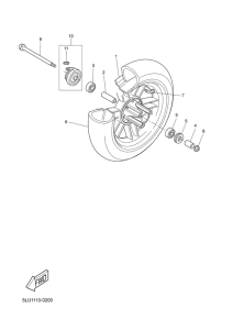 CW50 Переднее колесо