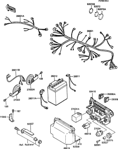 ZX900 Электрика