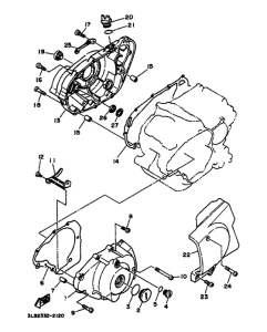 XV125 Couvercle de carter 1