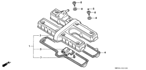 CB250 Крышка головки цилиндров