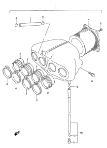 GSX750 Воздухоочиститель