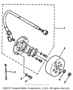 YZ250T Генератор