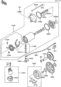 ZX600 Стартер