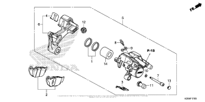 MSX125 Задний суппорт