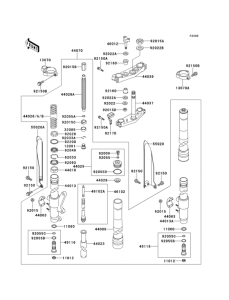 KX500 Front fork(1 / 2)