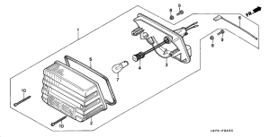 MT50F Taillight unit ass`y