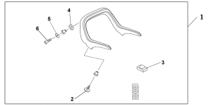 GL1800 (ABS) Spoiler accent tr