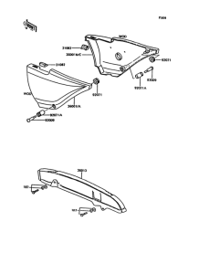 KH125 Боковые обтекатели